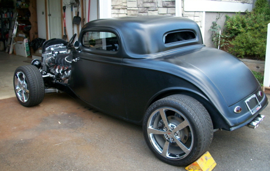 Glen's 1930's Ford Coupe on C6 Corvette Chassis