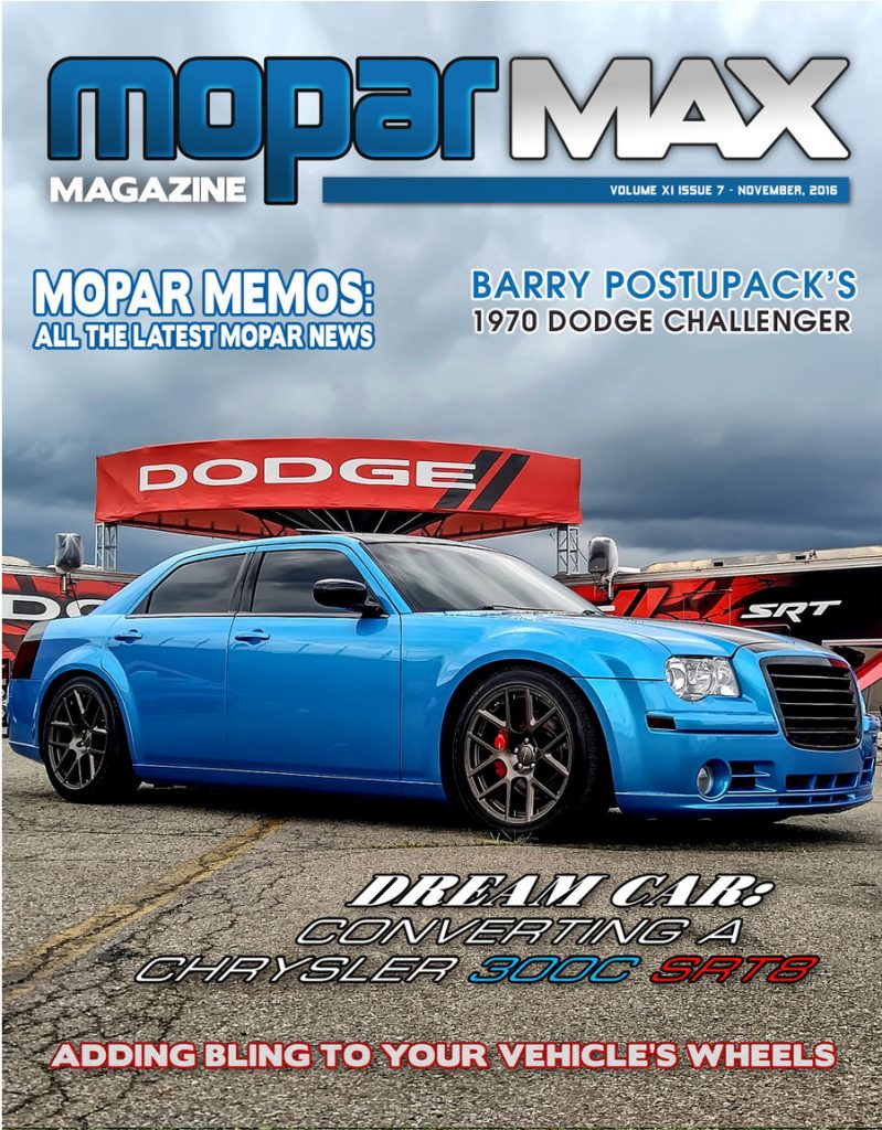 Cleveland Power and Performance moparmax 300c stick swap article by tim mulcahy photo