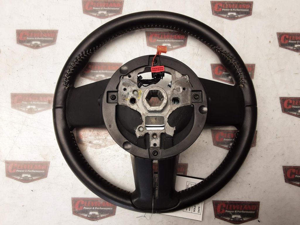 2013-2014 Ford Mustang GT OEM Steering Wheel Assembly Black Leather w ...