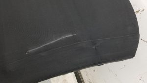 TEAR 1998-2001 C5 Chevrolet Corvette OEM Convertible Folding Roof Top Black 88953879 - Image 2