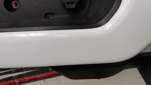 2019-2024 Dodge Ram 2500 3500 OEM Rear Step Bumper w/ Sensors Bright White 68576320AA 19K - Image 8