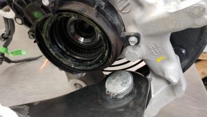 2021-2024 Ford F150 4x4 OEM Left Driver Front Knee Assembly (Strut, Knuckle, Control Arms, Hub) 1.3K Miles - Image 4