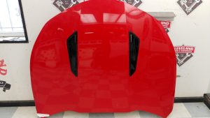 SCRATCHED 2016-2018 Chevrolet Camaro SS OEM Red Hot Red Hood Panel 84149361