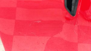 SCRATCHED 2016-2018 Chevrolet Camaro SS OEM Red Hot Red Hood Panel 84149361 - Image 4