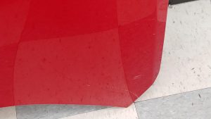 SCRATCHED 2016-2018 Chevrolet Camaro SS OEM Red Hot Red Hood Panel 84149361 - Image 8