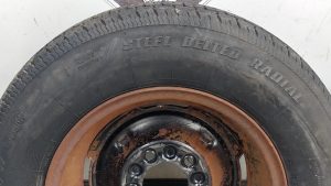 RUSTED 1963 Buick Lesabre OEM 15x5.5" 5x5 Steel Wheels Set of 4 - Image 15