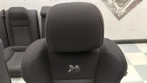 2015-2023 Dodge Charger R/T 392 OEM Front & Rear Seats Angry Bee Cloth - Image 8