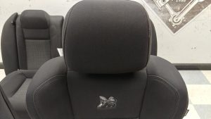 2015-2023 Dodge Charger R/T 392 OEM Front & Rear Seats Angry Bee Cloth - Image 7