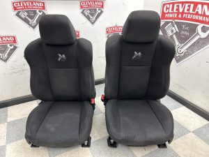 2015-2023 Dodge Charger Scat Pack OEM Front Seats Power Cloth - Bee Logo